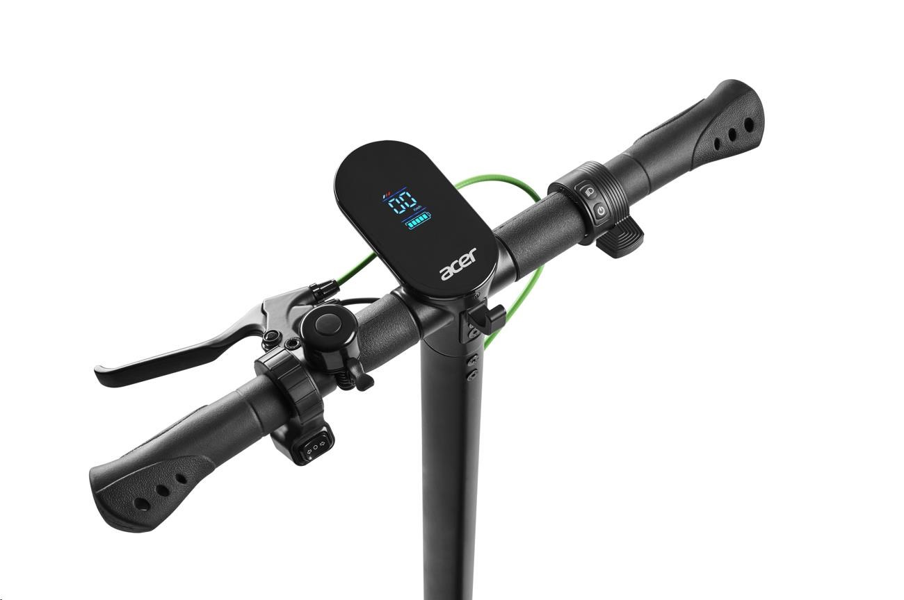 ACER elektrická koloběžka Series 3 Advance Black, 36V/350W hub motor, max rychlost 25 km/h, dojezd až 30 km, baterie Li8 