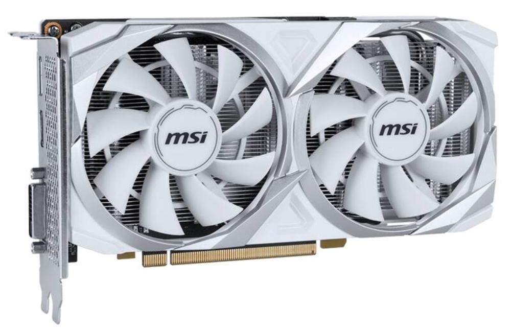 MSI VGA NVIDIA GeForce RTX 3050 VENTUS 2X XS WHITE 8G OC,  8G GDDR6,  1xDP,  1xHDMI,  1xDVI1 