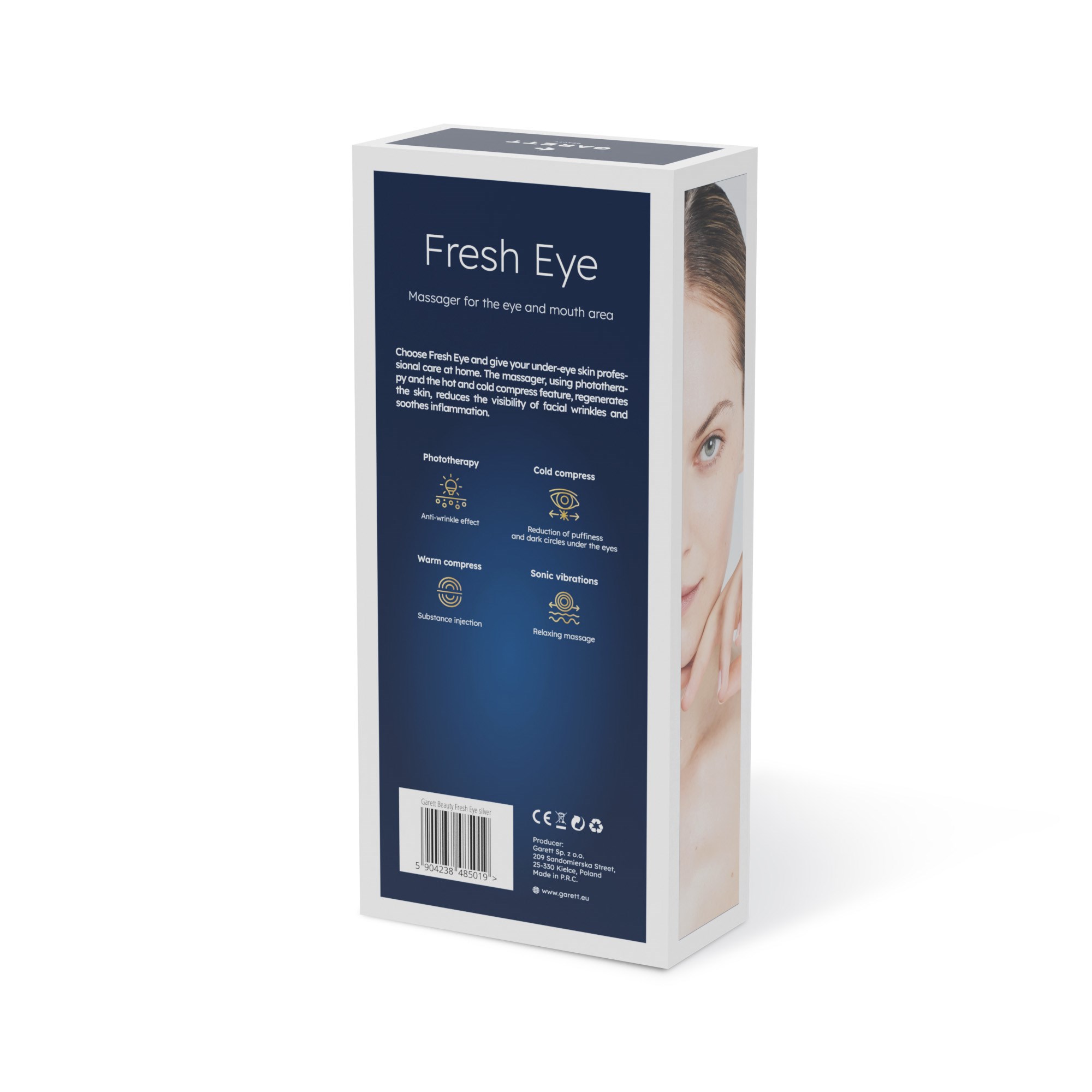 Garett Beauty Fresh Eye - masážní přístroj na oblast očí a rtů3 