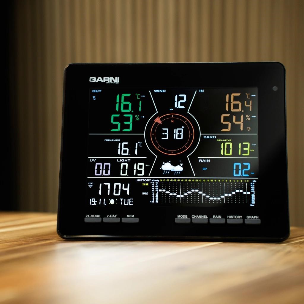 GARNI 2060 Arcus - Wi-Fi meterologická stanice s 24hod /  7denní předpovědí8 