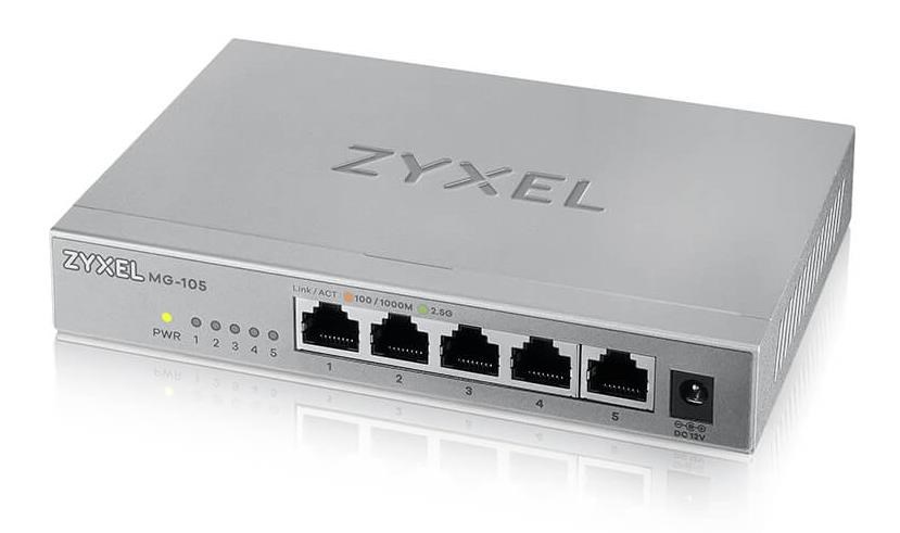 Zyxel XMG-105 5 Ports 2, 5G Desktop switch