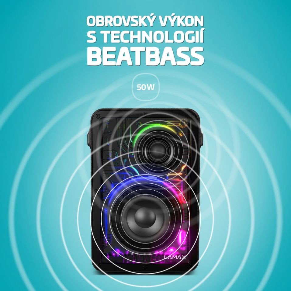 LAMAX CyberWave1 - přenosný reproduktor1 