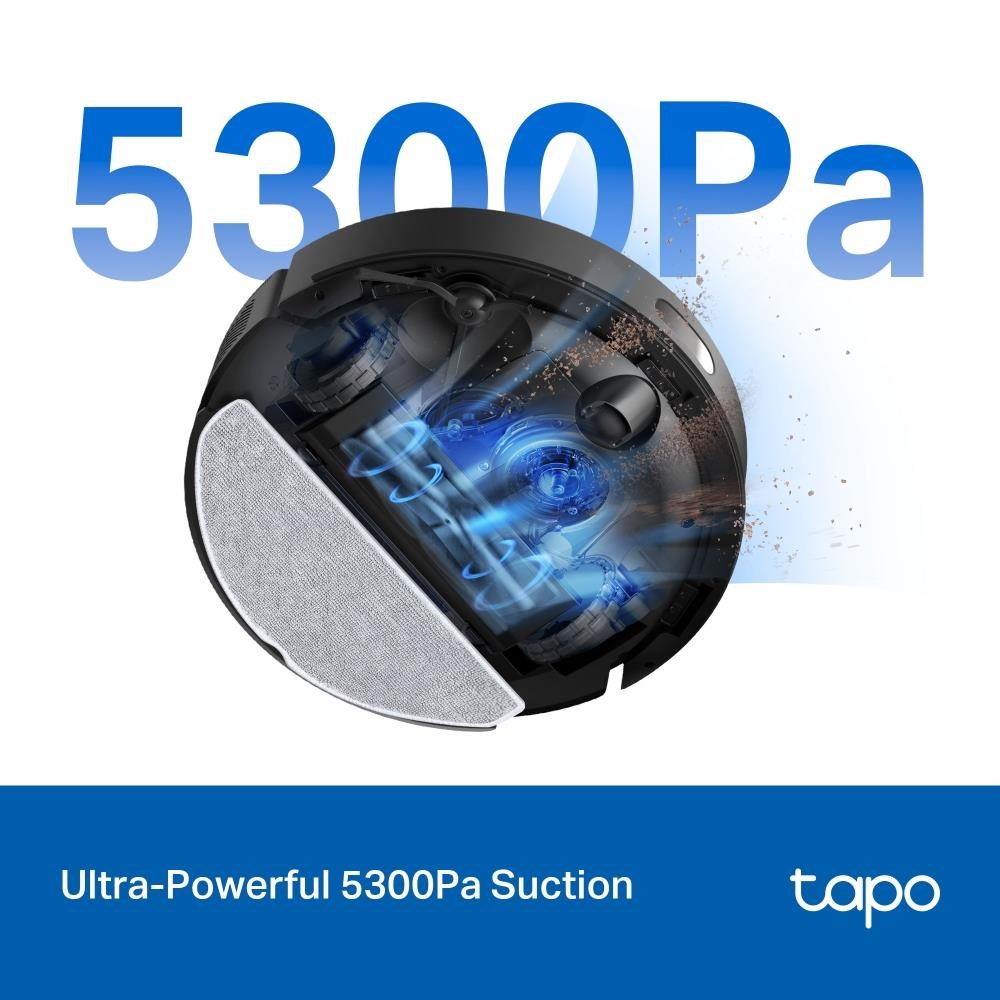TP-Link Tapo RV30 Max robotický vysavač s mopem (LiDAR+IMU,  2, 4 GHz,  BT,  černý)3 