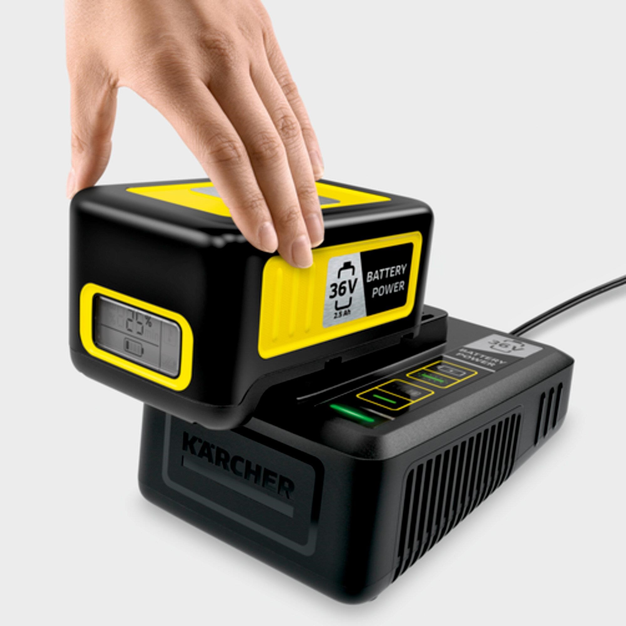 Kärcher Starter Kit Battery Power 36/25 vyměnitelná baterie a rychlonabíječka5 