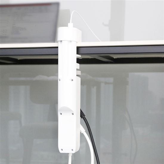 Solight 3z + USB A+C přenosné stolní zásuvky,  2m,  bílá,  USB rychlonabíječka 20W PD3 