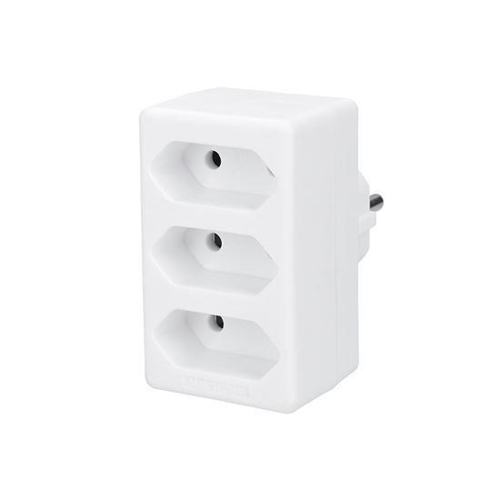 Solight rozbočka, 3x 2,5A, biela0 