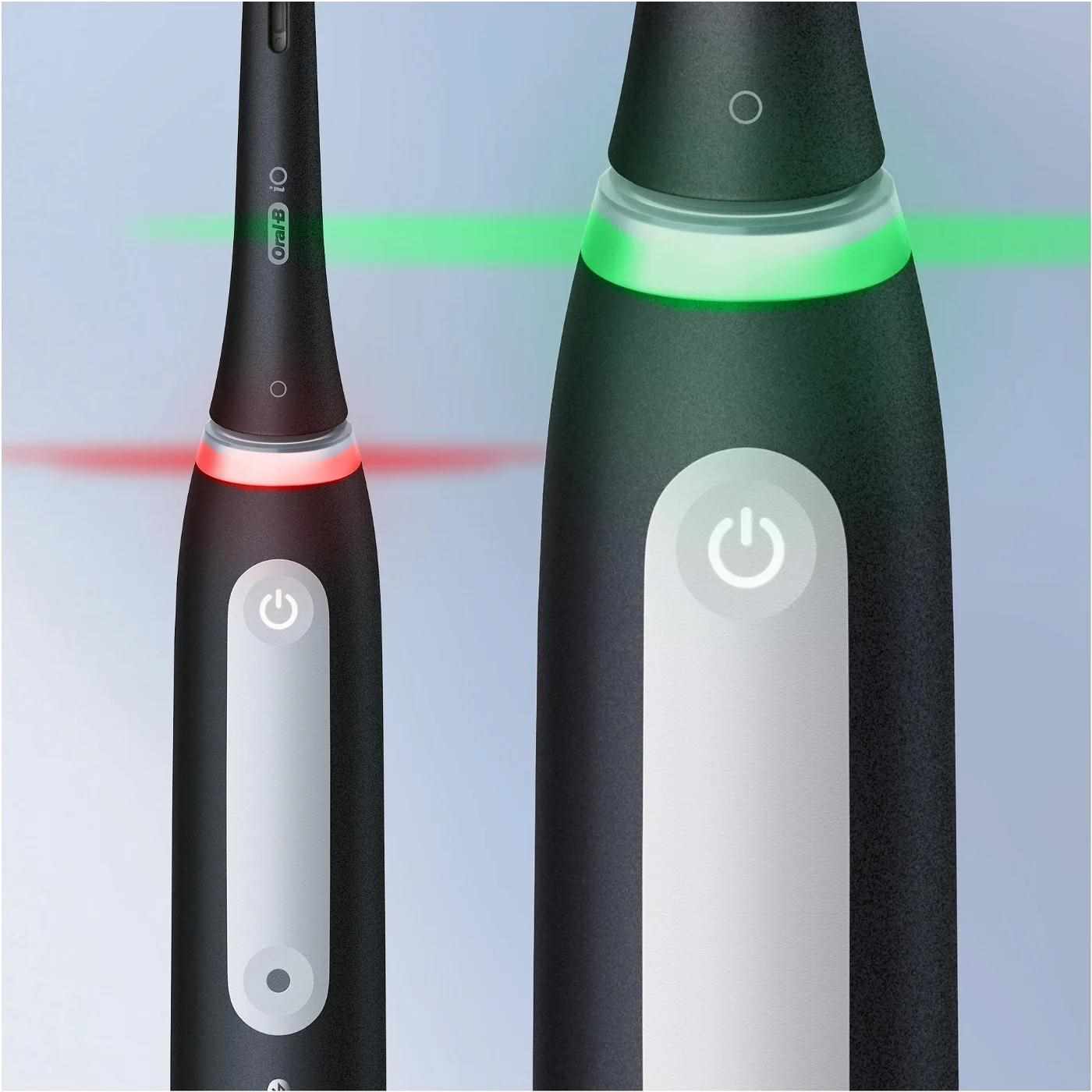 BAZAR - Oral-B iO Series 4 Matt Black elektrický zubní kartáček, magnetický, časovač, tlakový senzor - poškozený obal2 