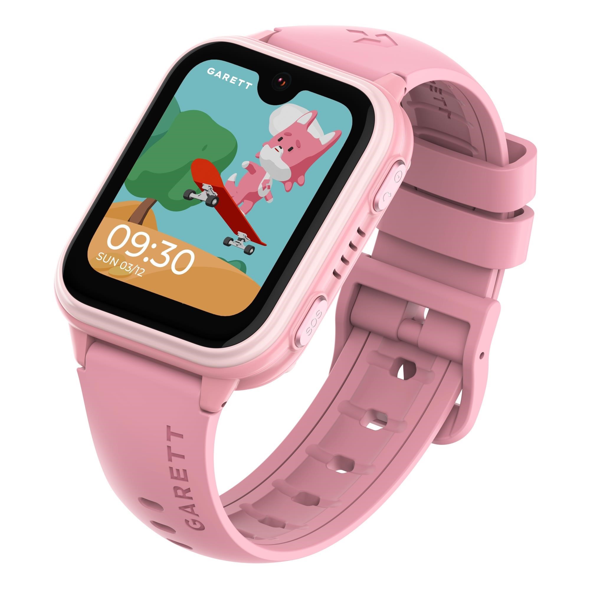 Garett Smartwatch Kids Vibe 4G AMOLED Pink1 