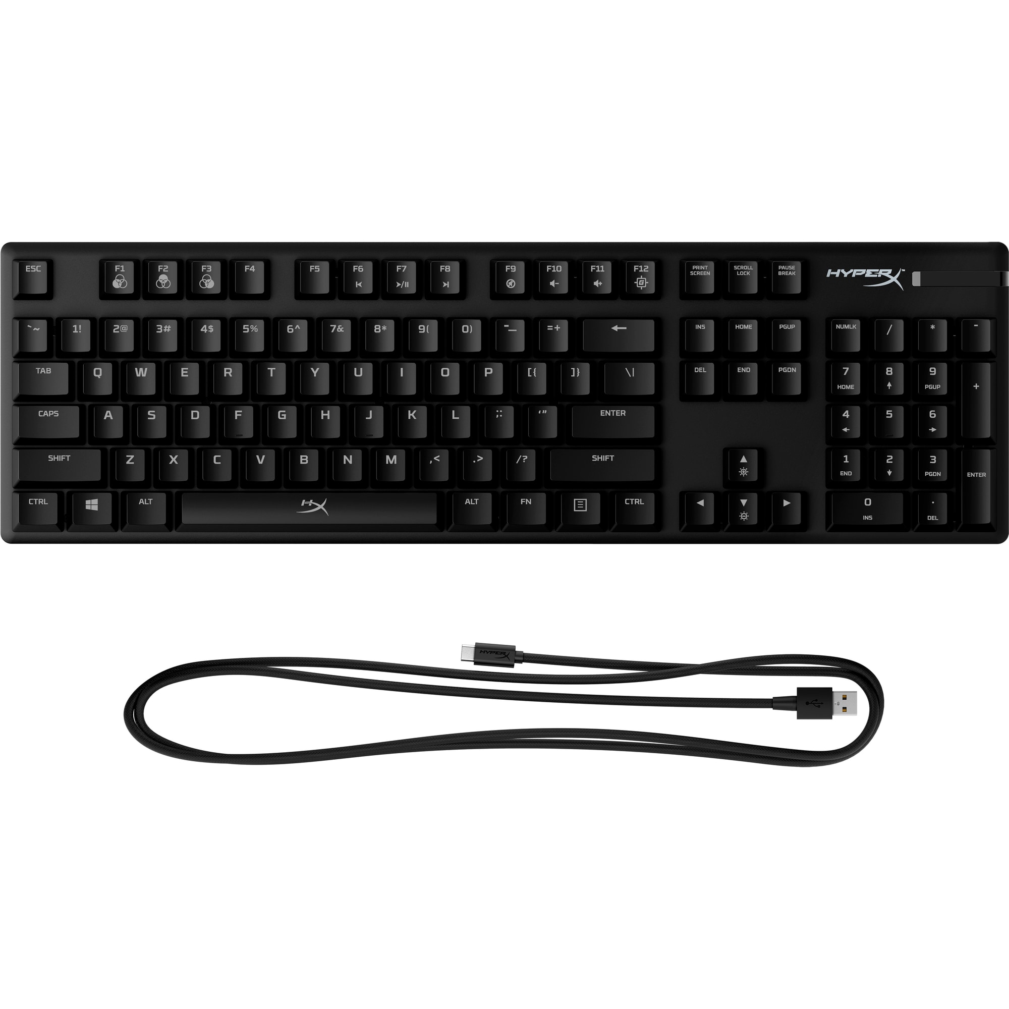 HyperX Alloy Origins Mechanical Gaming Keyboard, HX Blue-US4 
