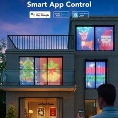 Govee Netflix RGBIC Curtain Light 400 LED - 1, 5 x 1, 5m6 
