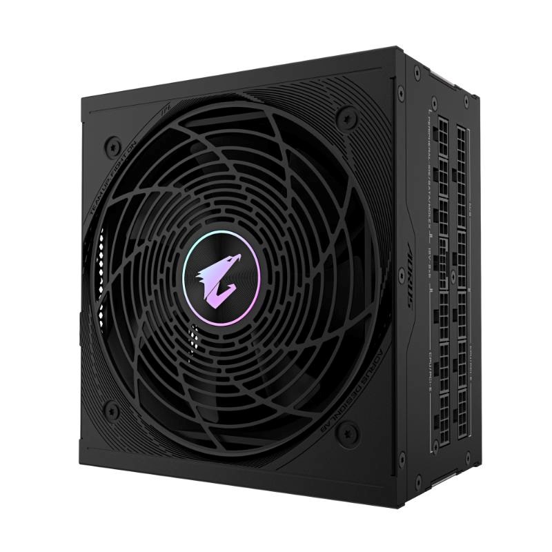 GIGABYTE zdroj AE850PM PG5,  850W,  80+ Platinum,  120mm fan,  černá1 