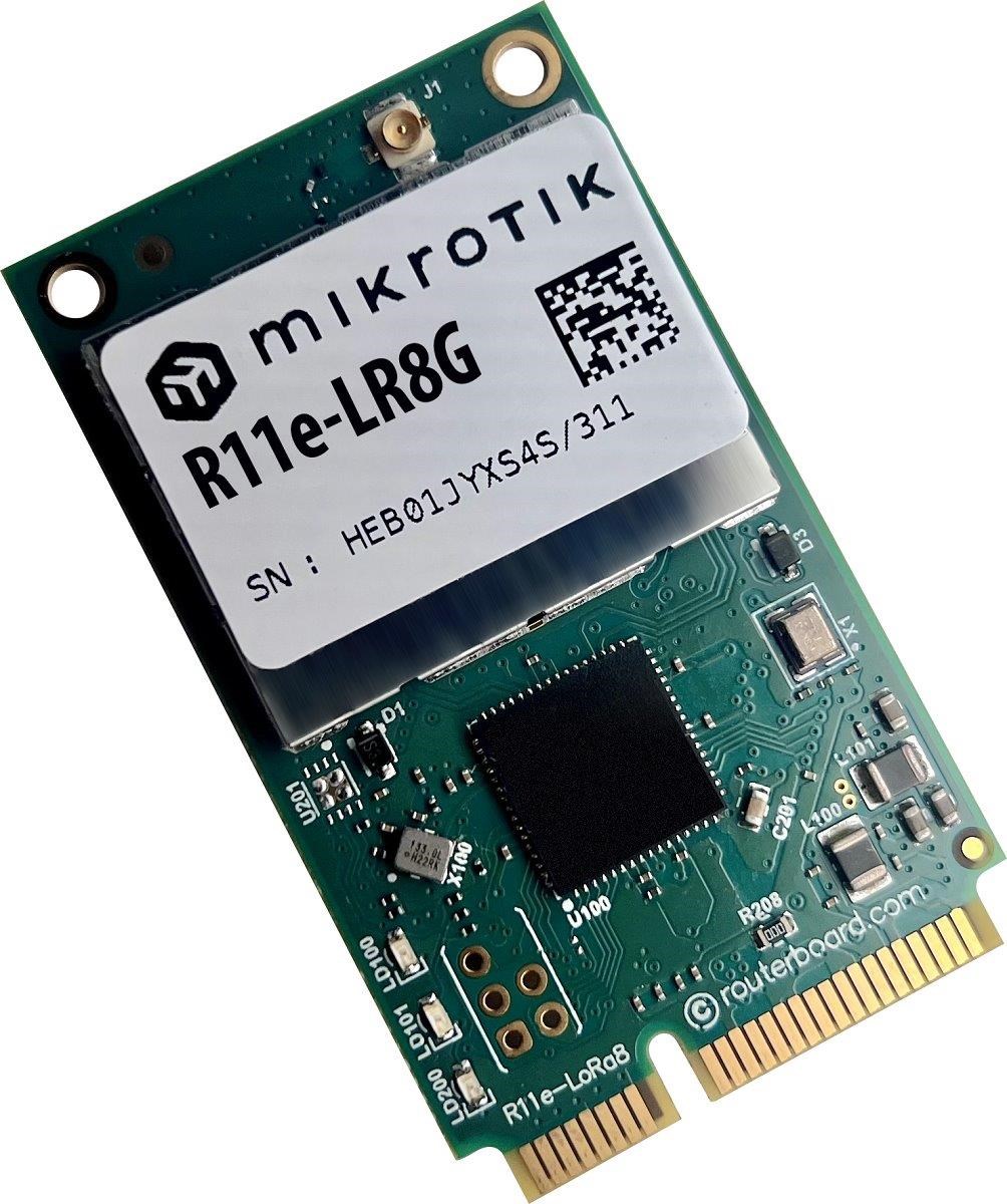 Mikrotik R11e-LR8G, LoRa miniPCI-e card pre 863-870MHz