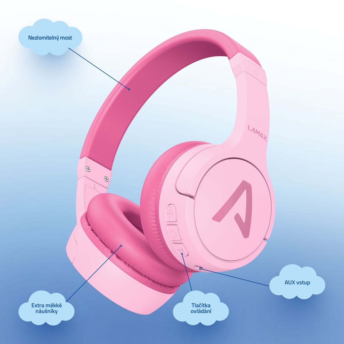 LAMAX BaseKid1 pink1 