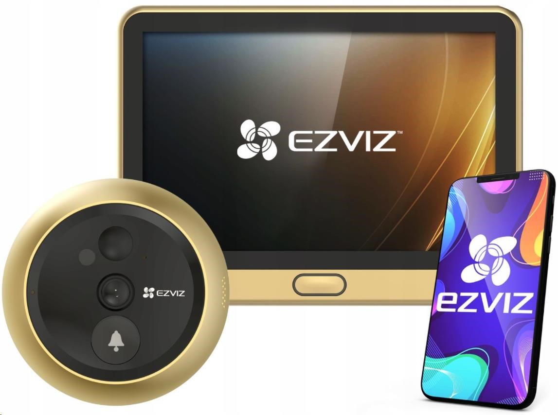 Ezviz DP2C Gold digitální dveřní kukátko s Wi-Fi0 