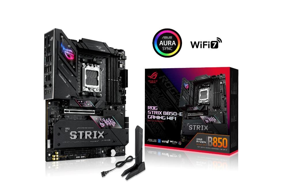 ASUS MB Sc AM5 ROG STRIX B850-E GAMING WIFI,  AMD B850,  4xDDR5,  1xUSB4,  1xDP,  1xHDMI,  WiFi,  ATX0 