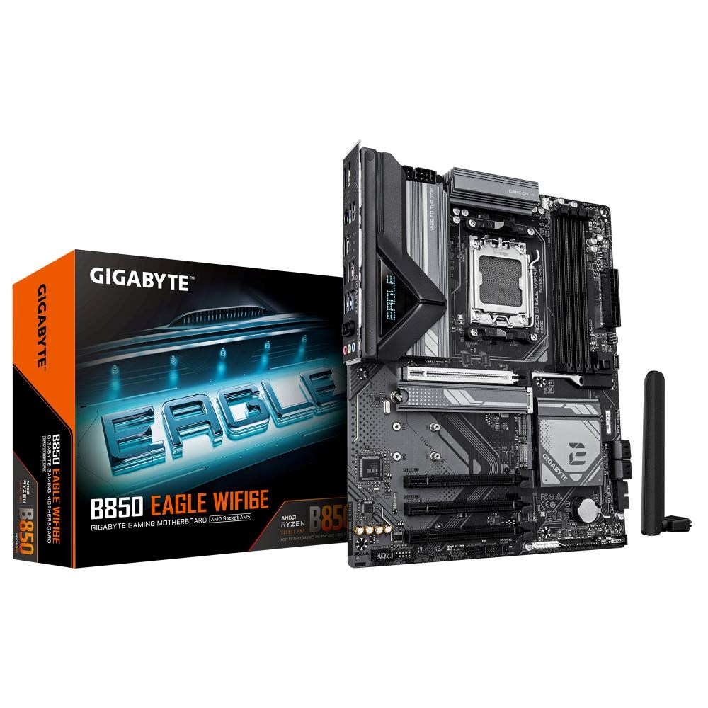 GIGABYTE MB Sc AM5 B850 EAGLE WIFI6E, AMD B850, 4xDDR5, 1xDP, WiFi, ATX0 