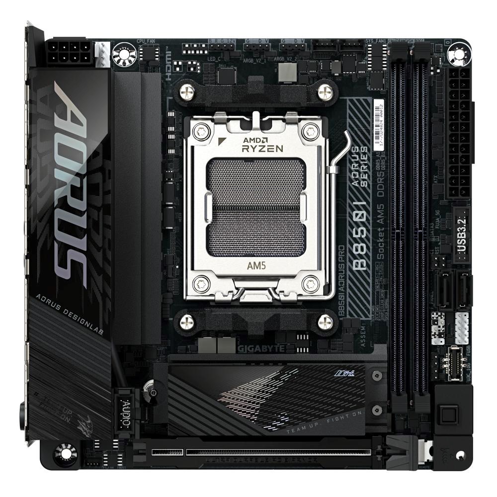 GIGABYTE MB Sc AM5 B850I AORUS PRO,  AMD B850,  2xDDR5,  1xHDMI,  WiFi,  Mini-ITX1 