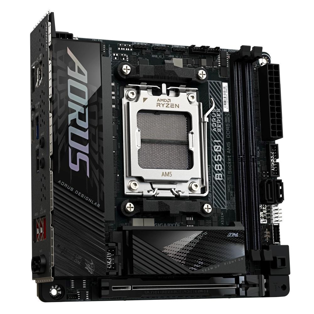 GIGABYTE MB Sc AM5 B850I AORUS PRO,  AMD B850,  2xDDR5,  1xHDMI,  WiFi,  Mini-ITX2 