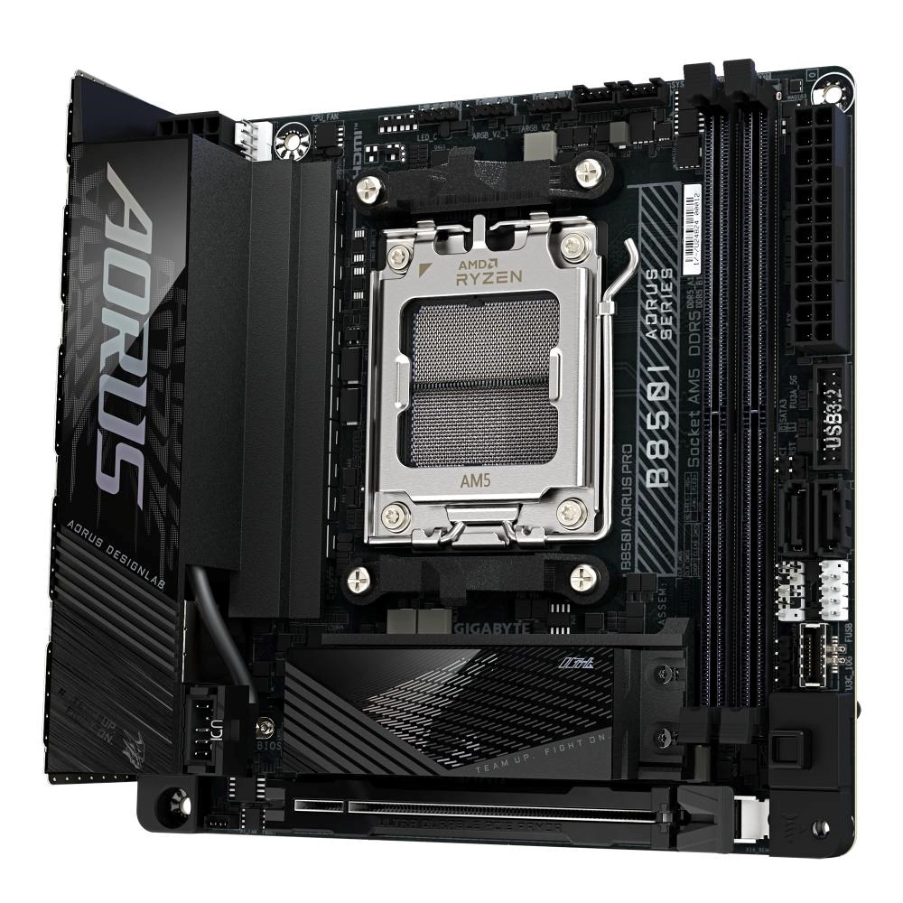 GIGABYTE MB Sc AM5 B850I AORUS PRO,  AMD B850,  2xDDR5,  1xHDMI,  WiFi,  Mini-ITX3 