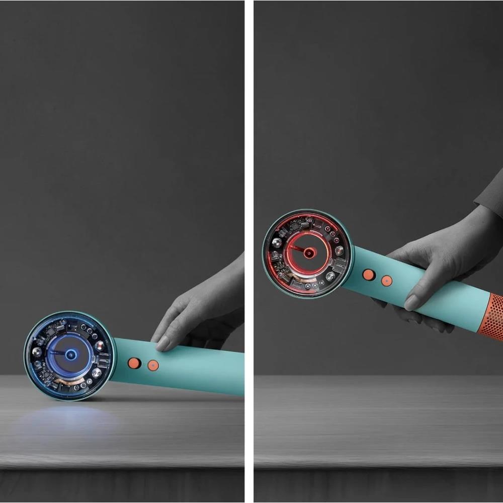 Dyson Supersonic Nural HD16 fén na vlasy, 1600 W, 3 rychlosti, 4 teploty, patina/topaz4 