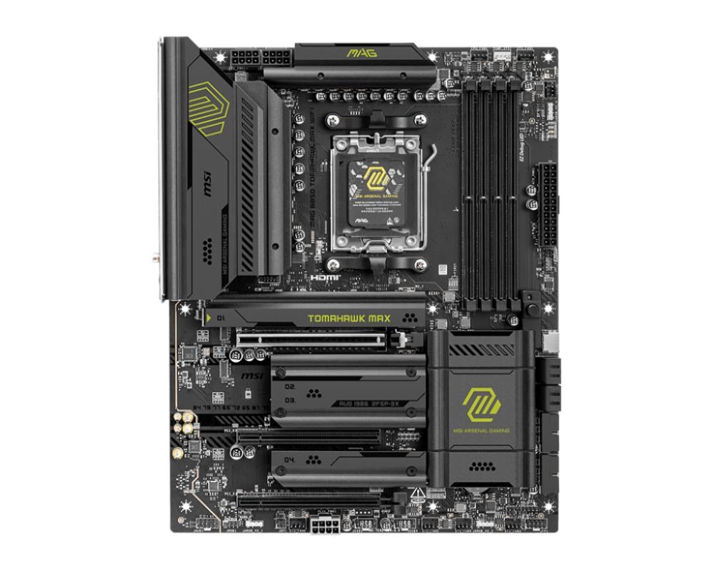 MSI MB Sc AM5 MAG B850 TOMAHAWK MAX WIFI,  AMD B850,  4xDDR5,  1xHDMI,  WiFi,  ATX2 
