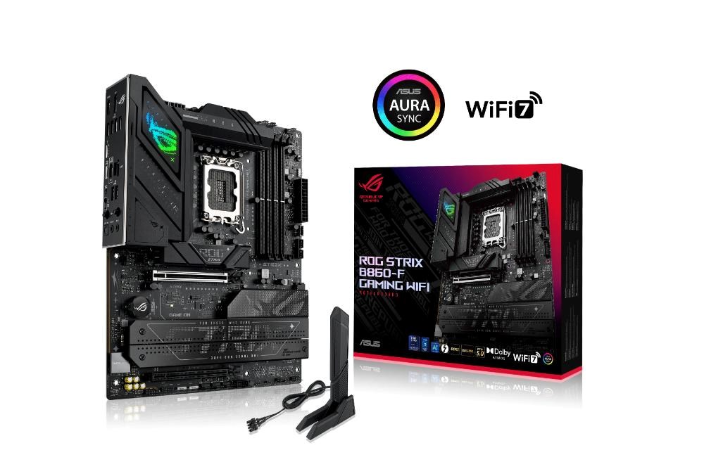 ASUS MB Sc LGA1851 ROG STRIX B860-F GAMING WIFI,  Intel B860,  4xDDR5,  1xThunderbolt,  1xDP,  1xHDMI,  WiFi,  ATX0 