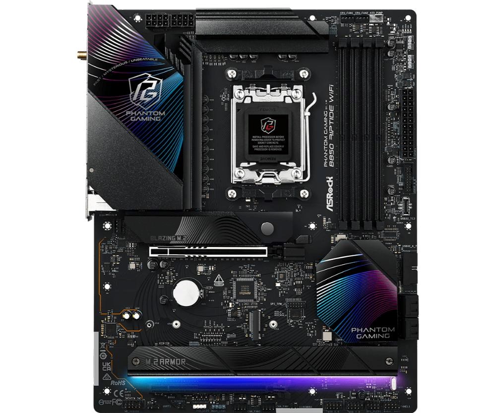 ASRock MB Sc AM5 B850 Riptide WiFi,  AMD B850,  4xDDR5,  1xHDMI,  WiFi,  ATX0 
