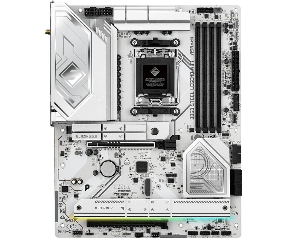 ASRock MB Sc AM5 B850 Steel Legend WiFi,  AMD B850,  4xDDR5,  1xHDMI,  WiFi,  ATX1 