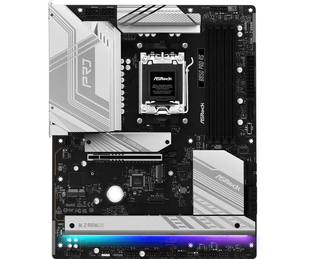 ASRock MB Sc AM5 B850 Pro RS, AMD B850, 4xDDR5, 1xUSB-C, 1xHDMI, ATX1 