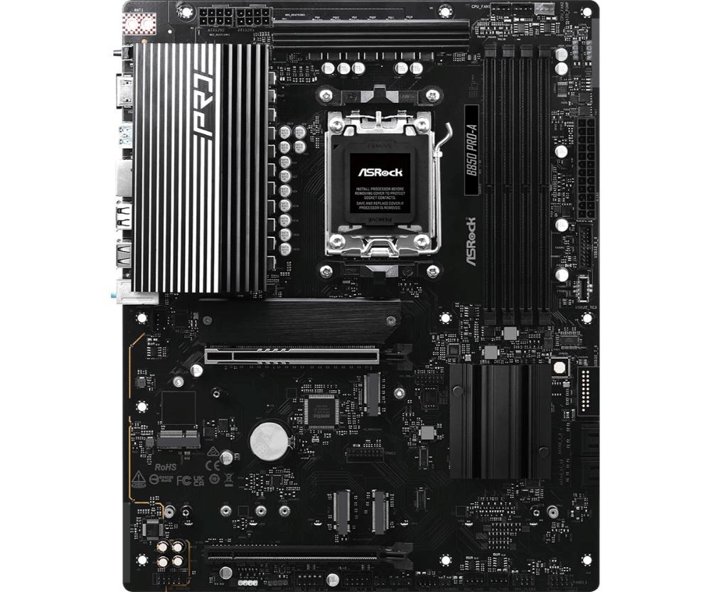 ASRock MB Sc AM5 B850 Pro-A,  AMD B850,  4xDDR5,  1xUSB-C,  HDMI,  ATX1 