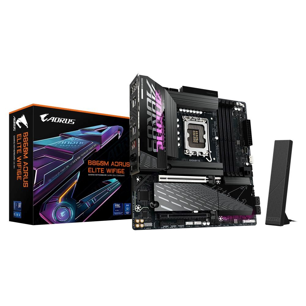 GIGABYTE B860 AORUS ELITE WIFI6E/ LGA 1851/ mATX