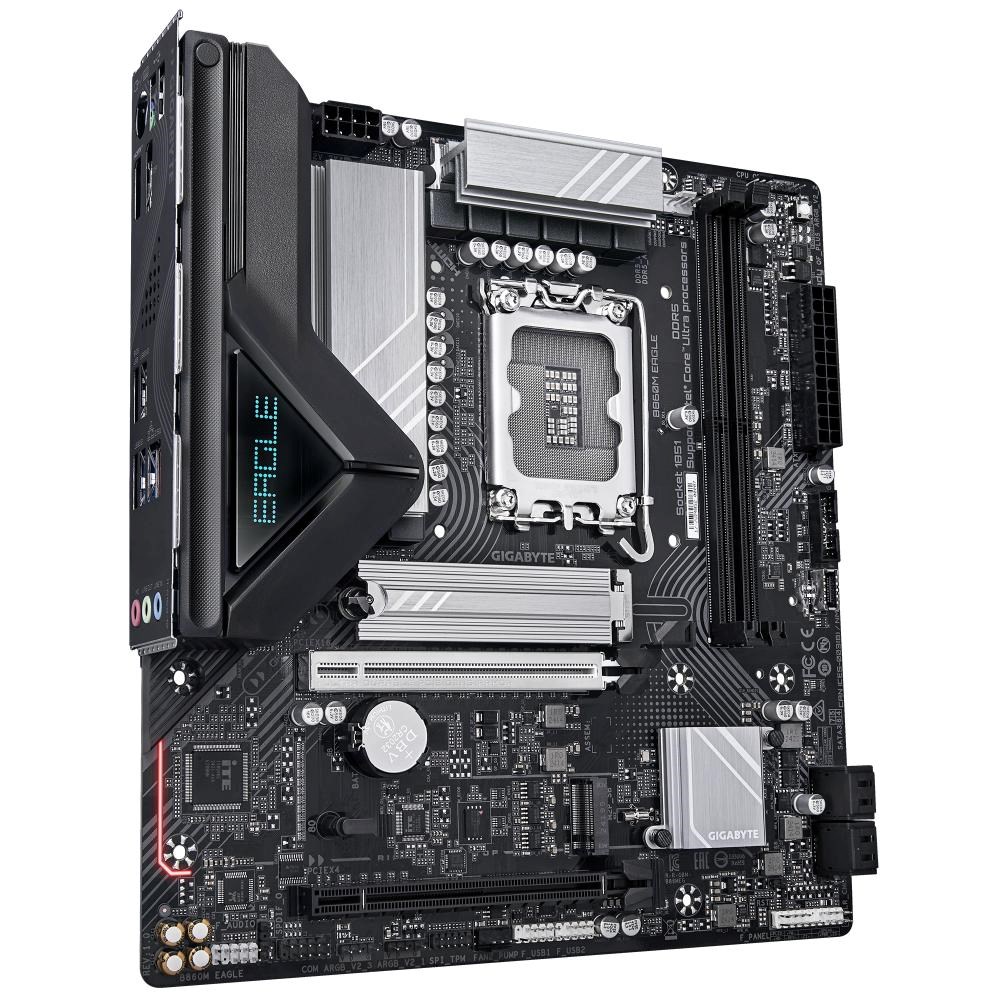 GIGABYTE MB Sc LGA1851 B860M EAGLE,  Intel B860,  2xDDR5,  1xDP,  1xHDMI,  mATX2 