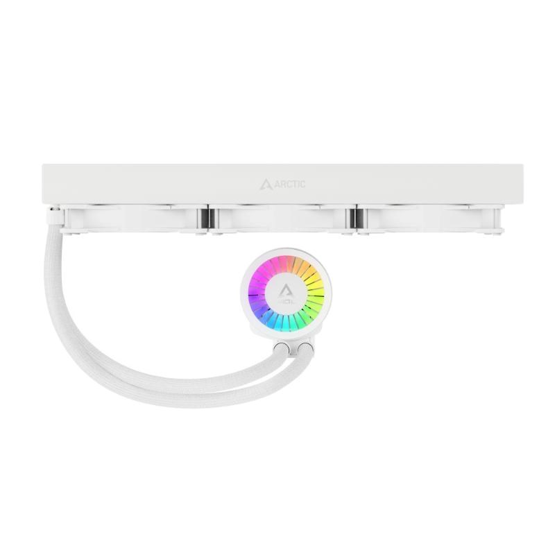 ARCTIC Vodní chladič Liquid Freezer III 420 ARGB, 3x140mm, AM5, LGA1851, bílá2 