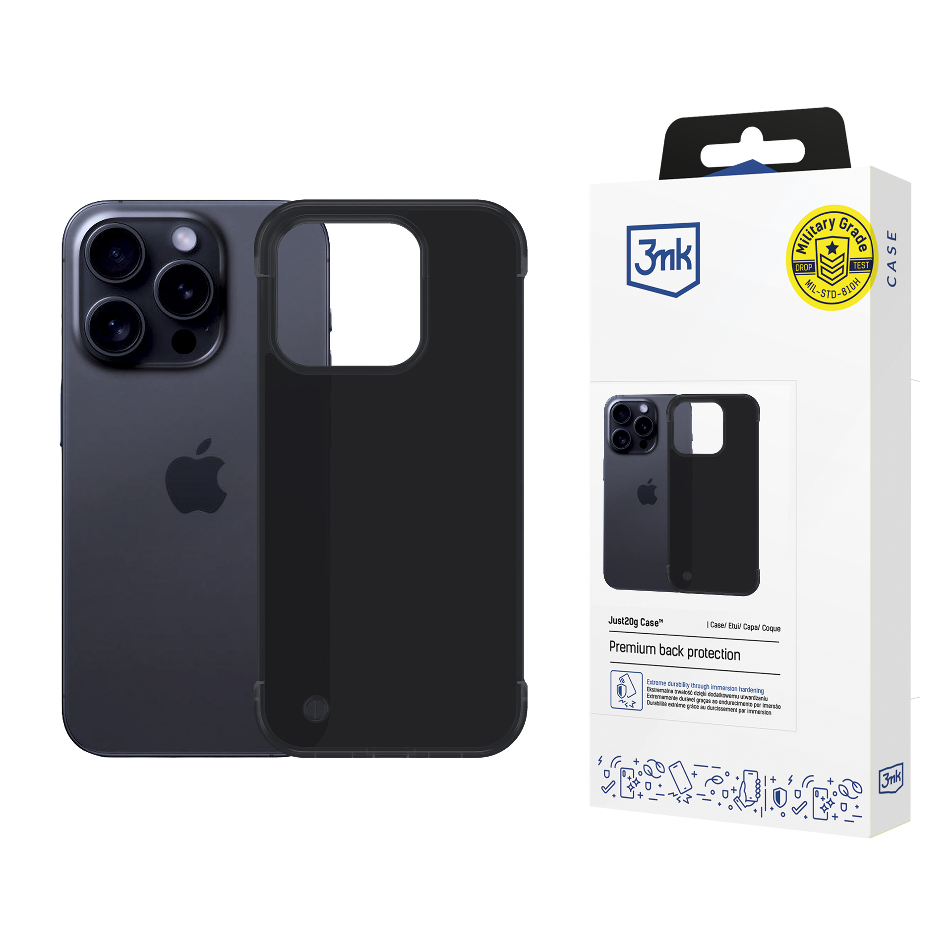 3mk ochranný kryt Just20g Matt Case pro Apple iPhone 130 