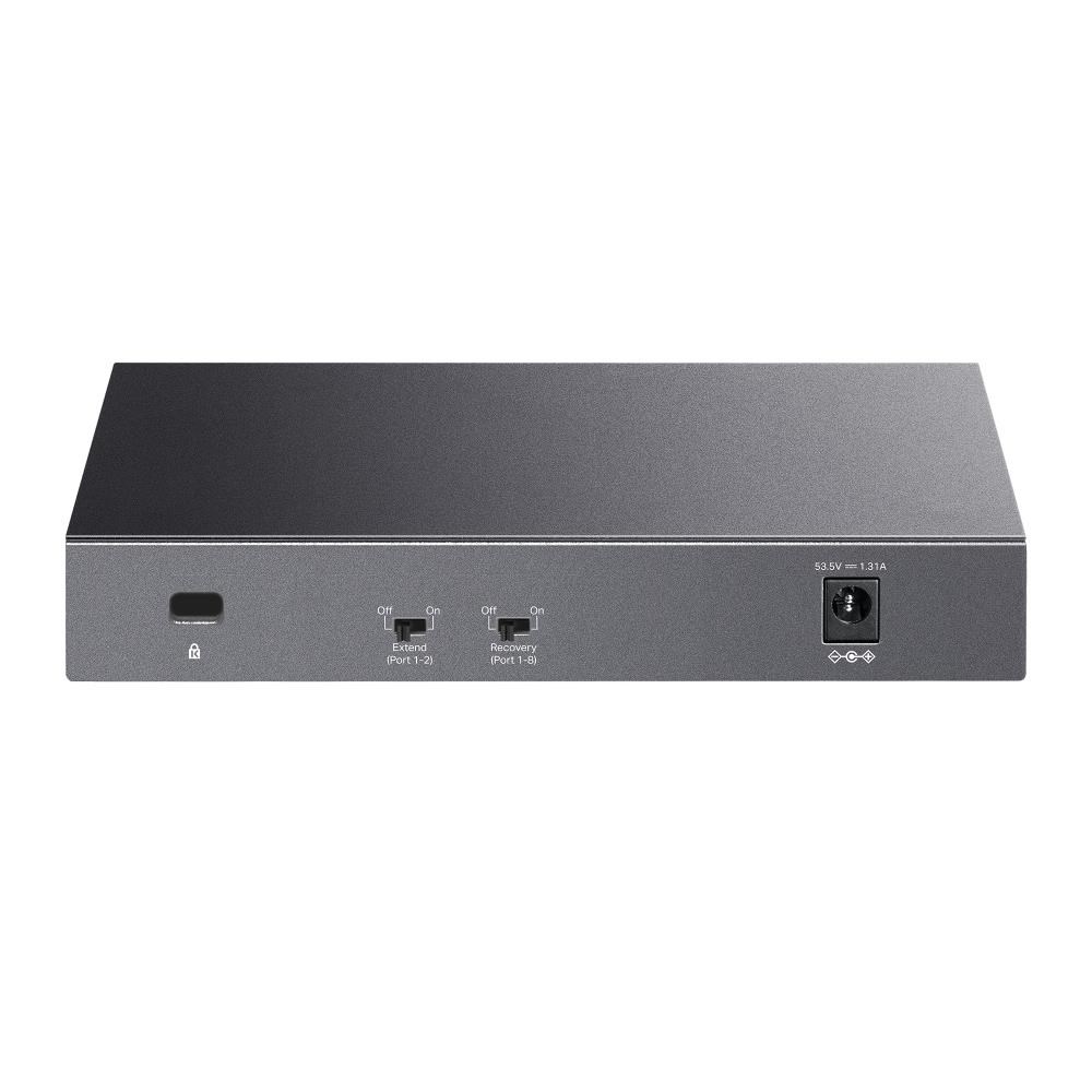 TP-Link LiteWave switch LS108GP (8xGbE,  8xPoE+,  62W,  fanless)3 