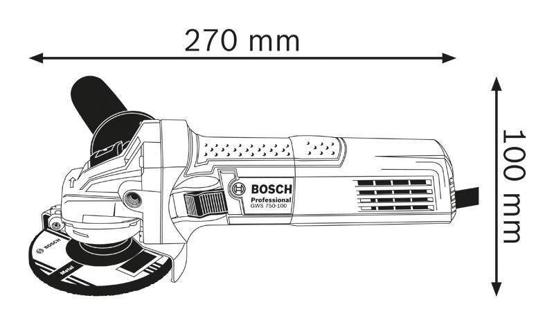 Bosch GWS 750 S úhlová bruska1 
