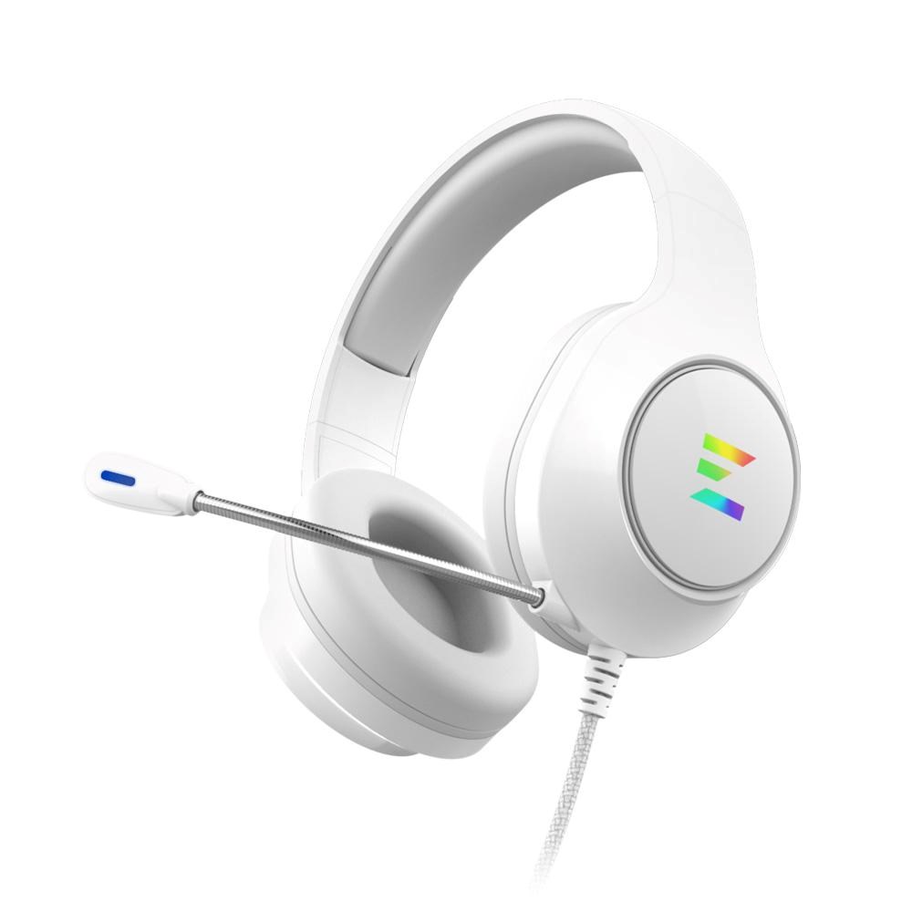 ZALMAN headset ZM-HPS310 RGB, Herní, Drátový USB, 7.1, bílá0 