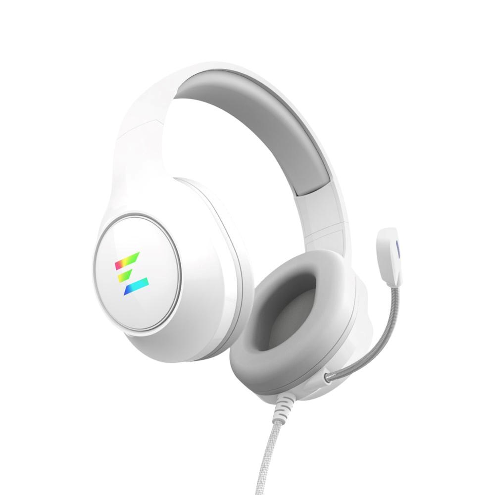 ZALMAN headset ZM-HPS310 RGB, Herní, Drátový USB, 7.1, bílá2 