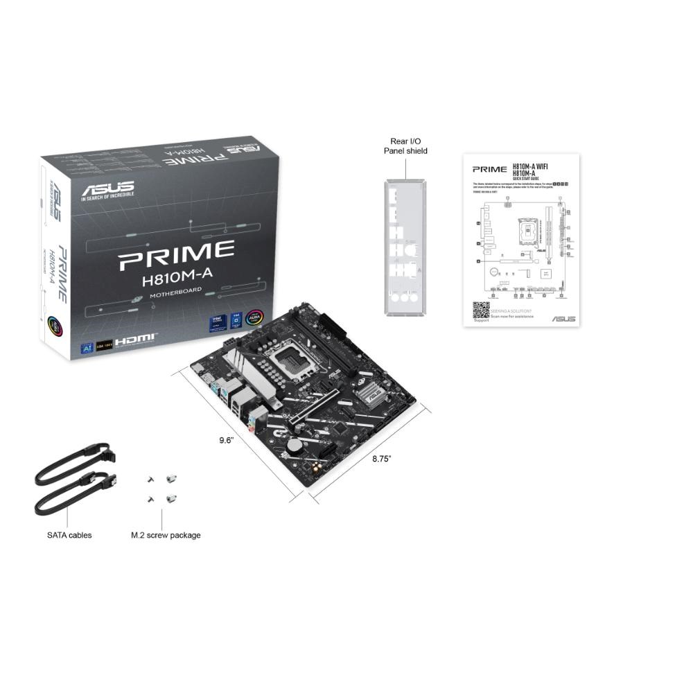 ASUS MB Sc LGA1851 PRIME H810M-A-CSM,  2xDDR5,  1xDP,  1xHDMI,  mATX5 