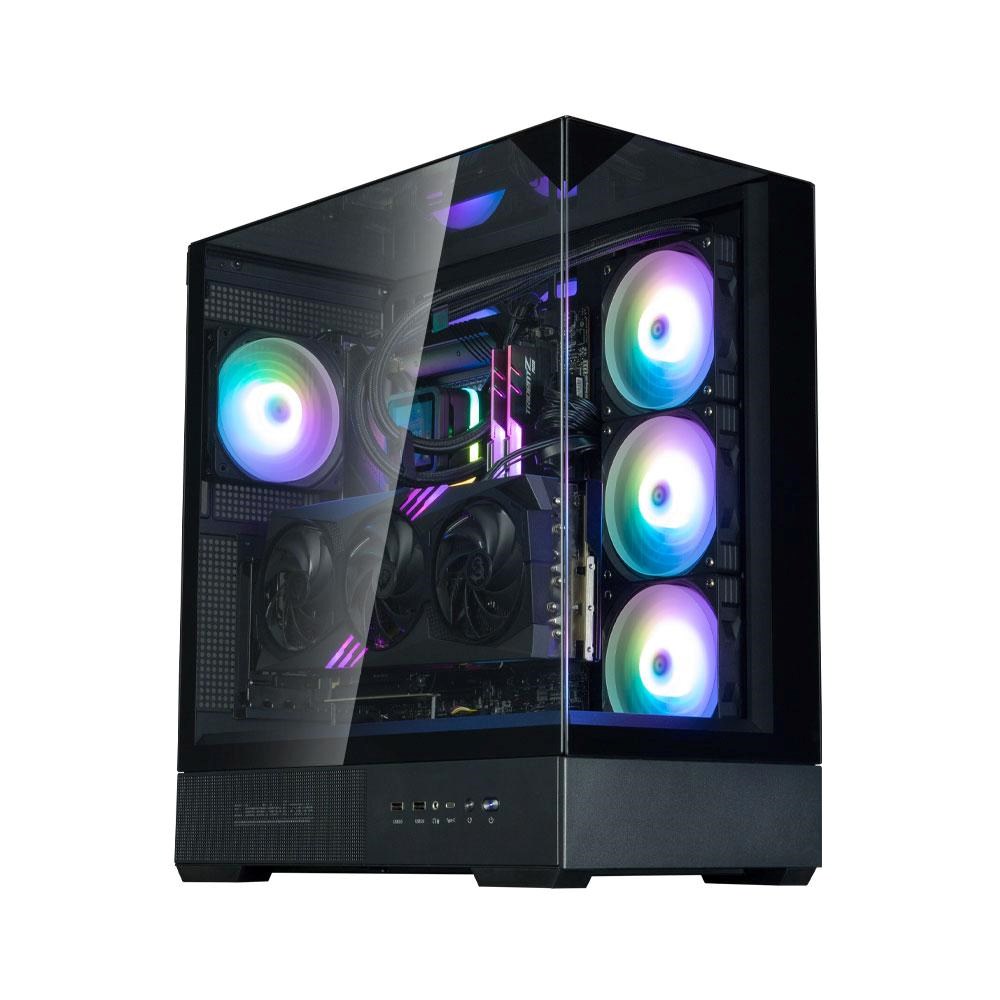 ZALMAN case P40 Prism, Mid Tower, ATX, 2xUSB 3.0, 1xUSB-C, 1x 120mm ARGB Fan, černá1 