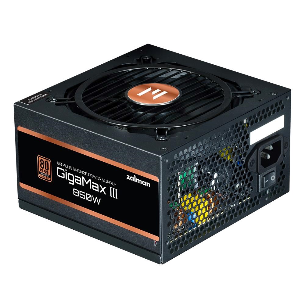 ZALMAN zdroj Gigamax III, 850W, 120mm, 80Plus Bronze, Semimodulární, ATX 3.0, černá2 