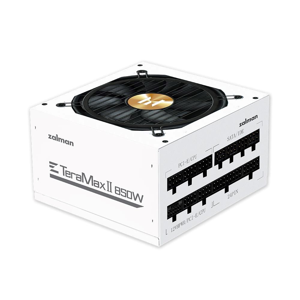 ZALMAN zdroj TeraMax II,  850W,  120mm,  80Plus Gold,  Plně Modulární,  ATX 3.0,  bílá1 