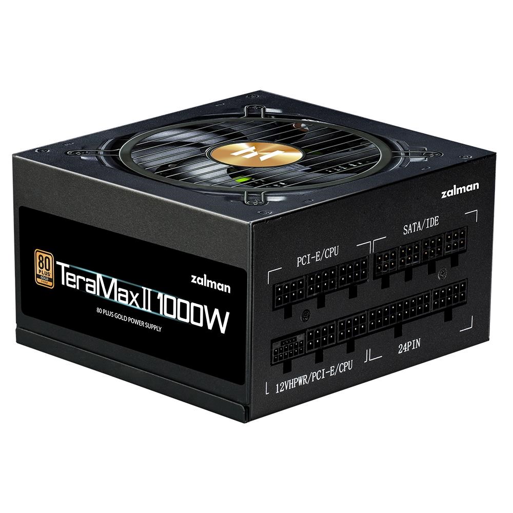 ZALMAN zdroj TeraMax II,  1000W,  120mm,  80Plus Gold,  Plně Modulární,  ATX 3.0,  černá0 