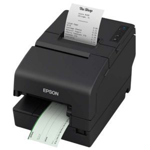 Epson TM-H6000VI,  cutter,  MICR,  USB,  poweredUSB,  Ethernet,  OPOS,  black0 