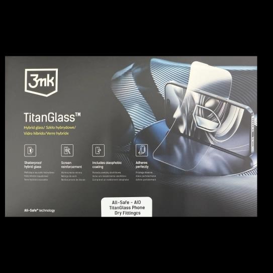 3mk All-Safe - AIO fólie TitanGlass Phone 50 ks + výměnný nůž + aplikátor + bonus 5ks TitanGlass0 