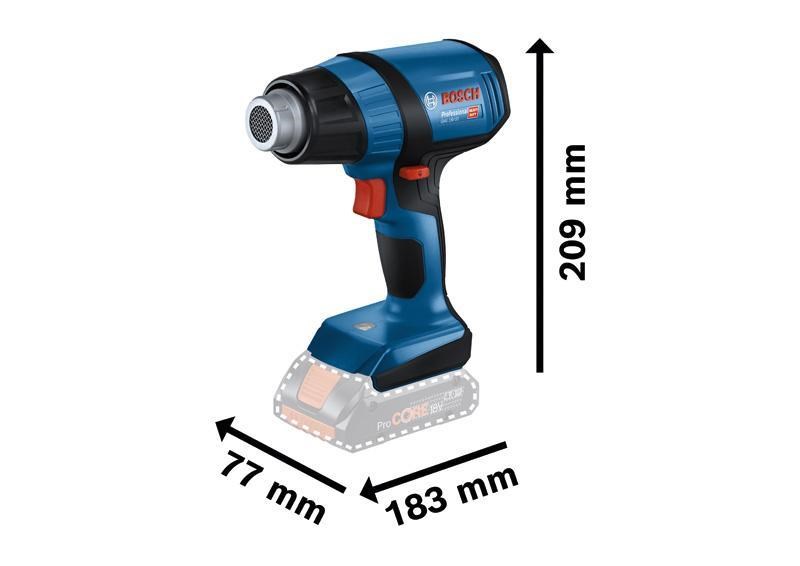 Bosch GHG 18V-50 akumulátorová horkovzdušná pistole1 