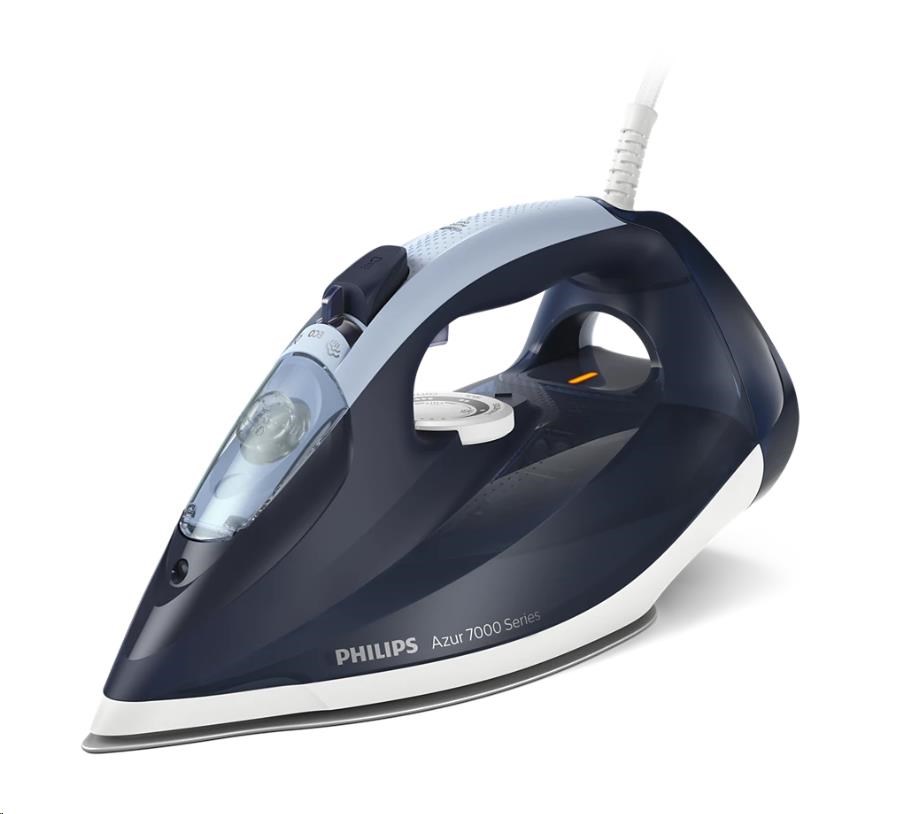 Philips 7000 Series DST7030/20 napařovací žehlička, 2800 W, Calc-Clean, Drip-stop, tmavě modrá0 