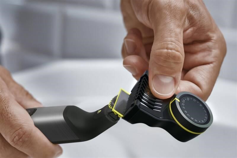 Philips OneBlade Pro 360 QP6552/ 15 zastřihovač,  na tvář a tělo,  voděodolný,  cestovní pouzdro6 