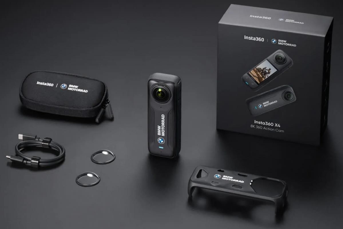 Insta360 X4 BMW limitovaná edice akční kamera, 8K  30 fps, 4K až 100 fps, 6osý gyroskop, 360° záběr, Active HDR9 