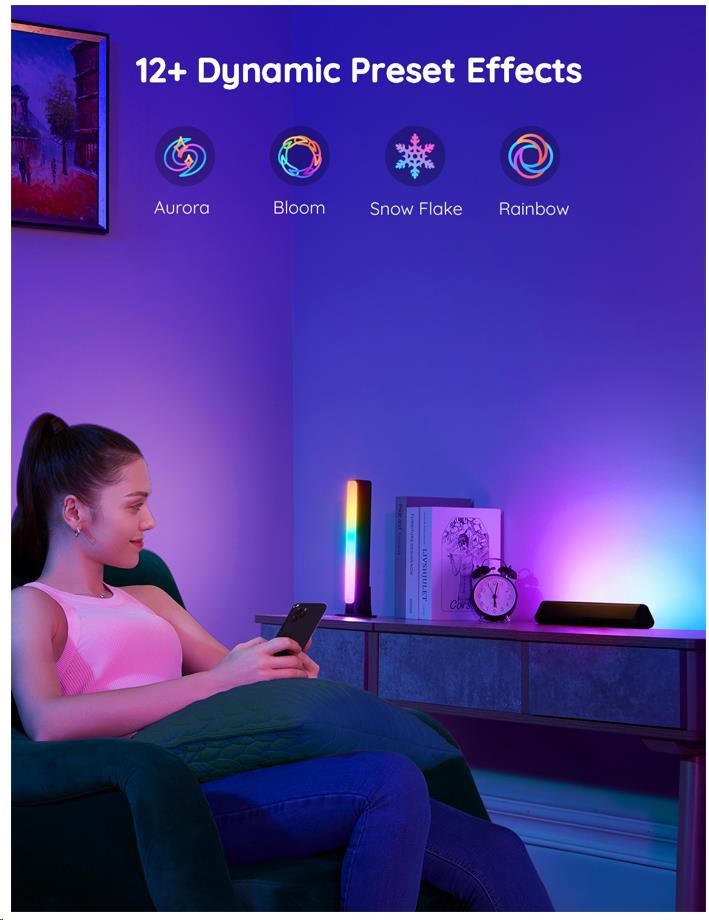 BAZAR - Govee Flow Plus SMART LED TV & Gaming - RGBICWW - pošk. obal5 